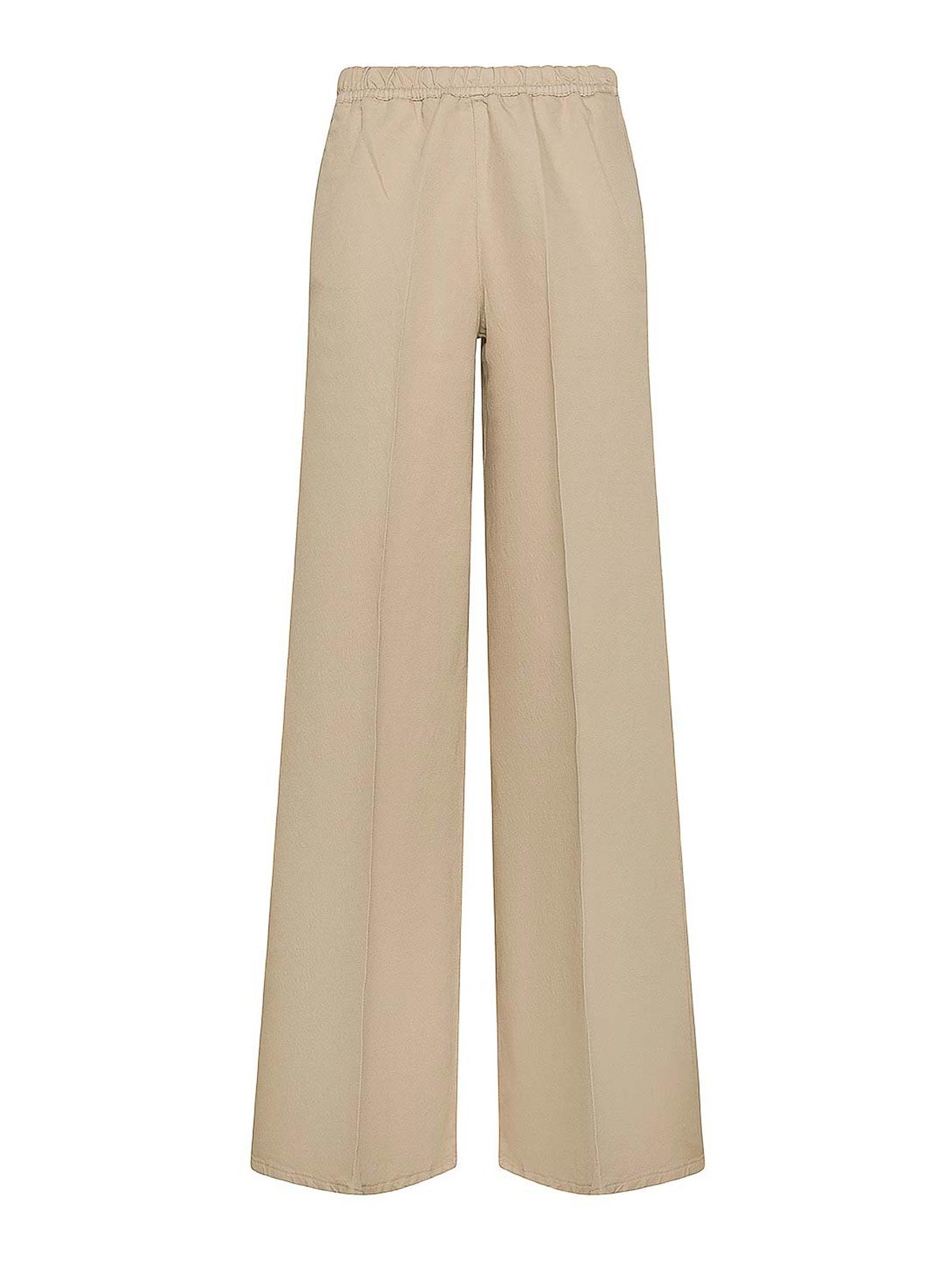 Cigala's Straight Leg Trousers In Neutral