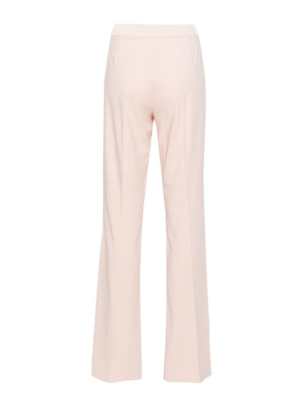 Shop D Exterior Flared Design Trousers In Color Carne Y Neutral