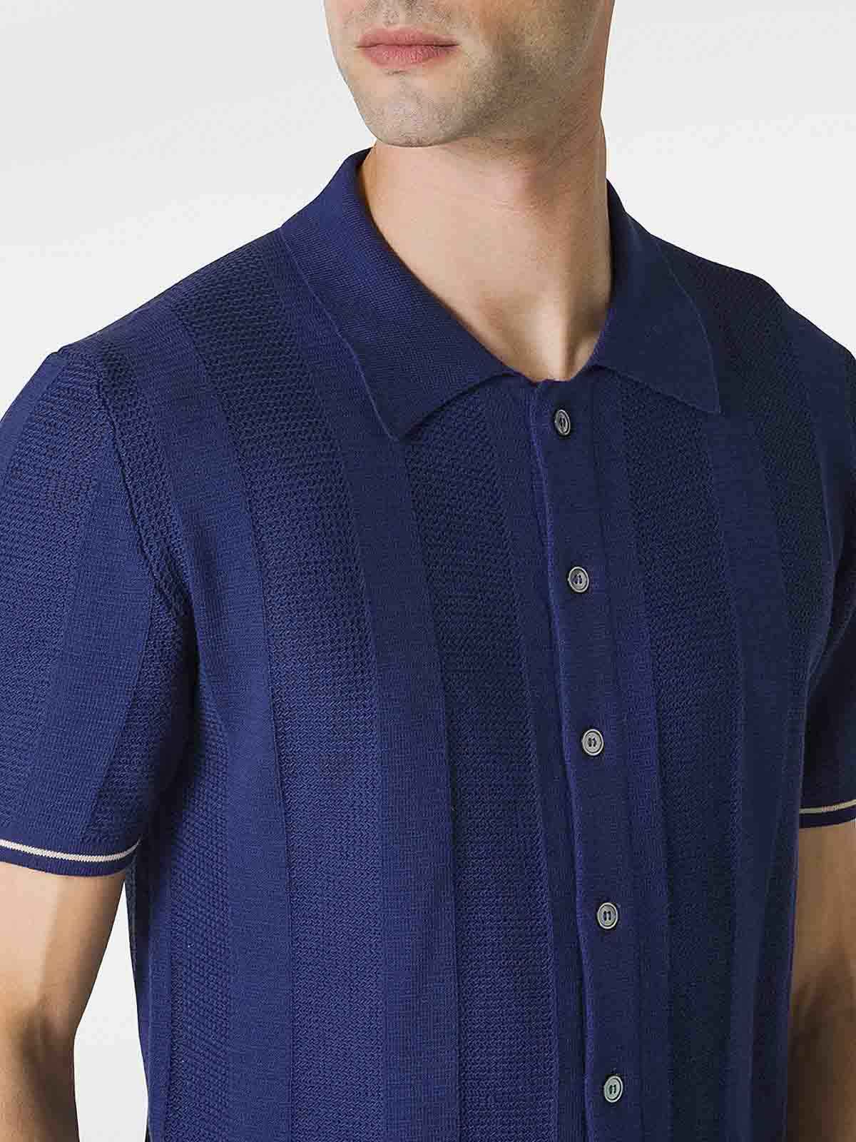 Shop Daniele Fiesoli Cotton Polo In Azul