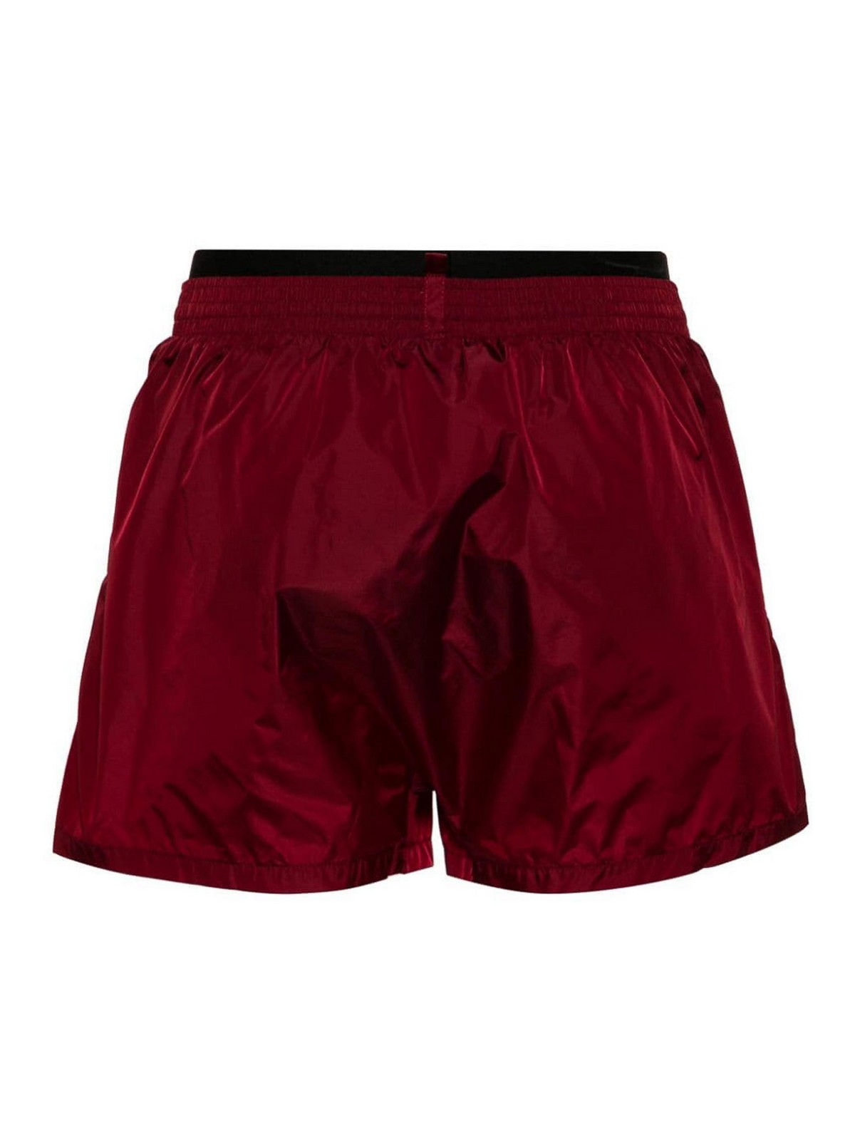 Shop Dsquared2 Swimming Trunk In Rojo Oscuro