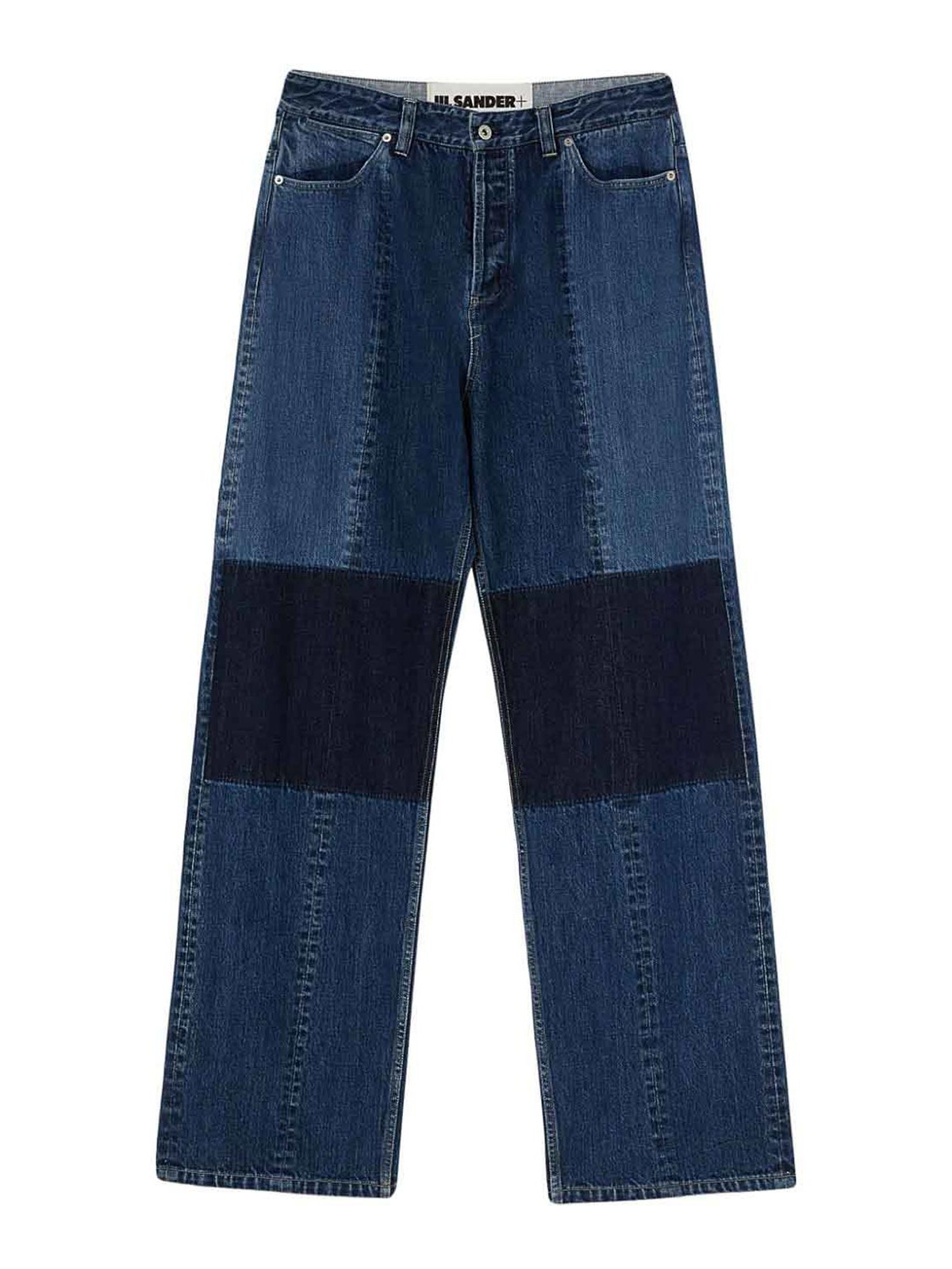 Jil Sander Patchwork Design Jeans - Blue - Men | J47KA0185J45237484