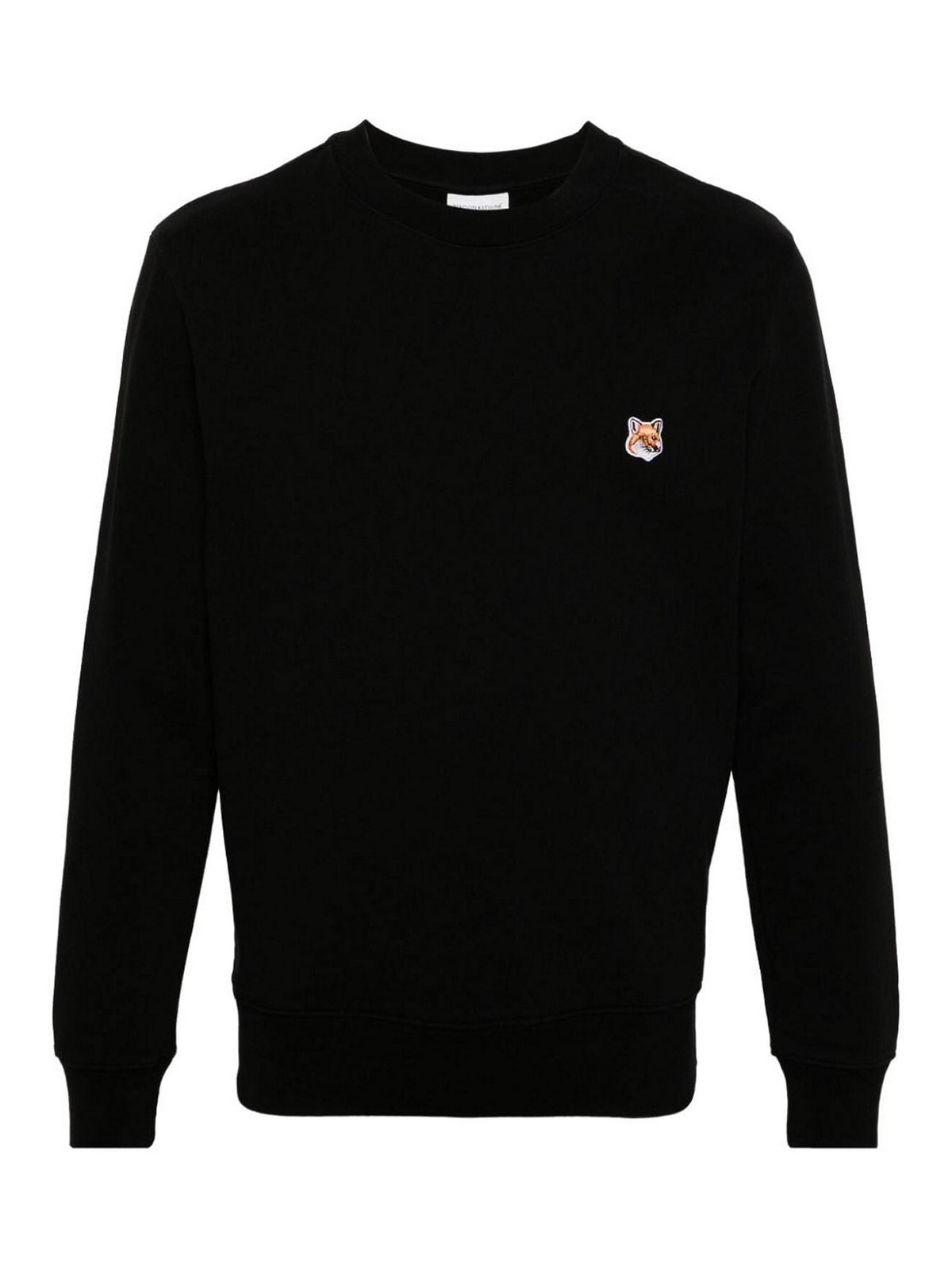 Shop Maison Kitsuné Fox Patch Sweatshirt In Negro