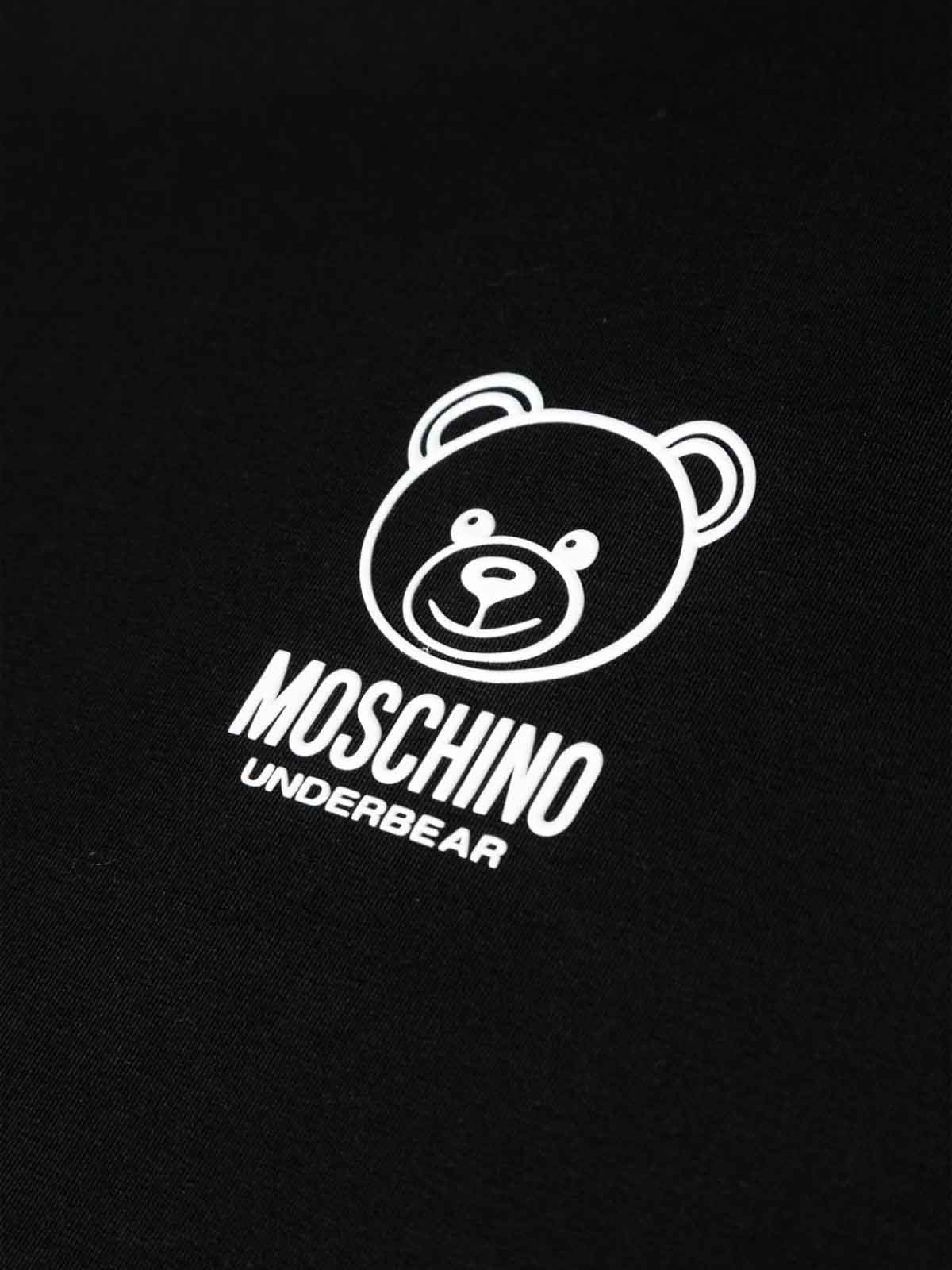 Shop Moschino Teddy Bear Motif Sweatshirt In Negro