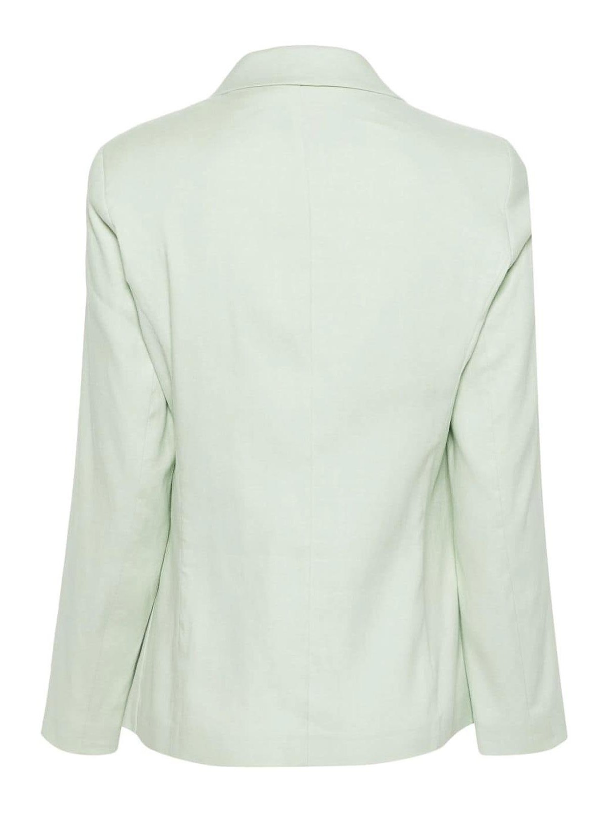 Shop Seventy Single-breasted Blazer In Green