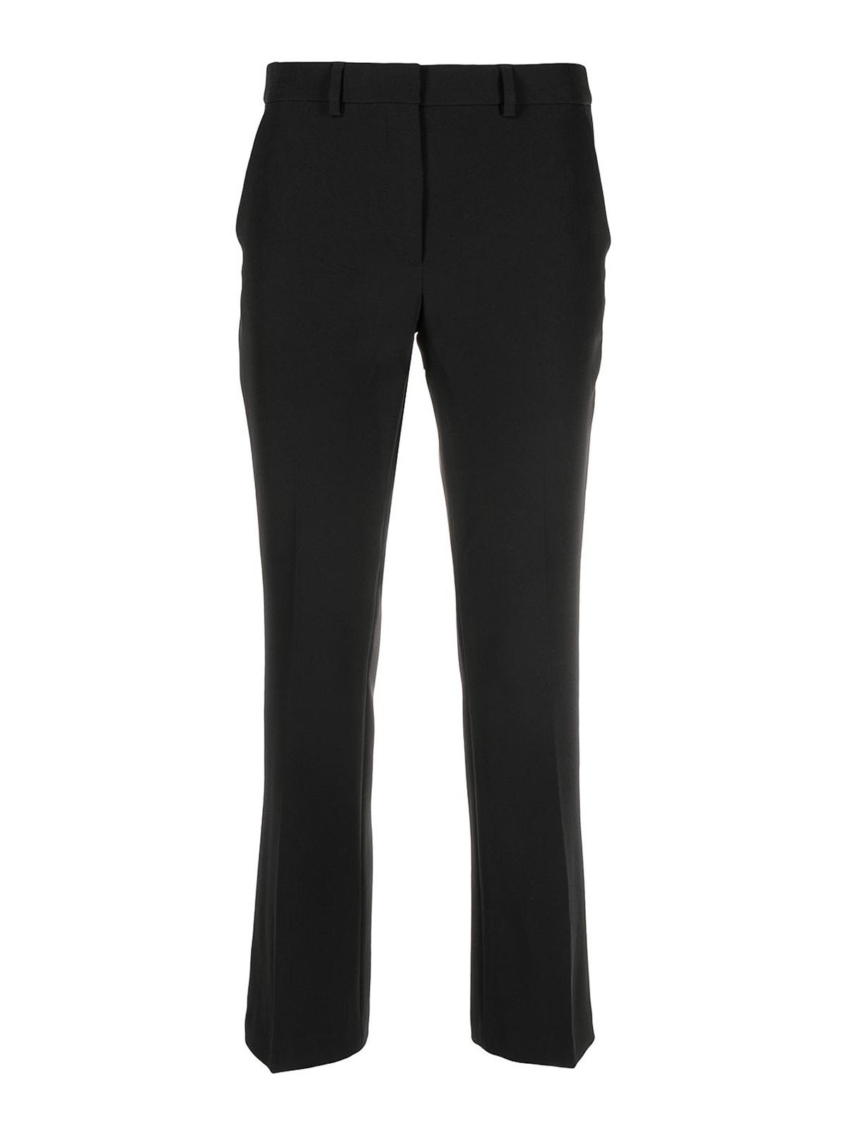 Shop Seventy Tailored Trousers In Black
