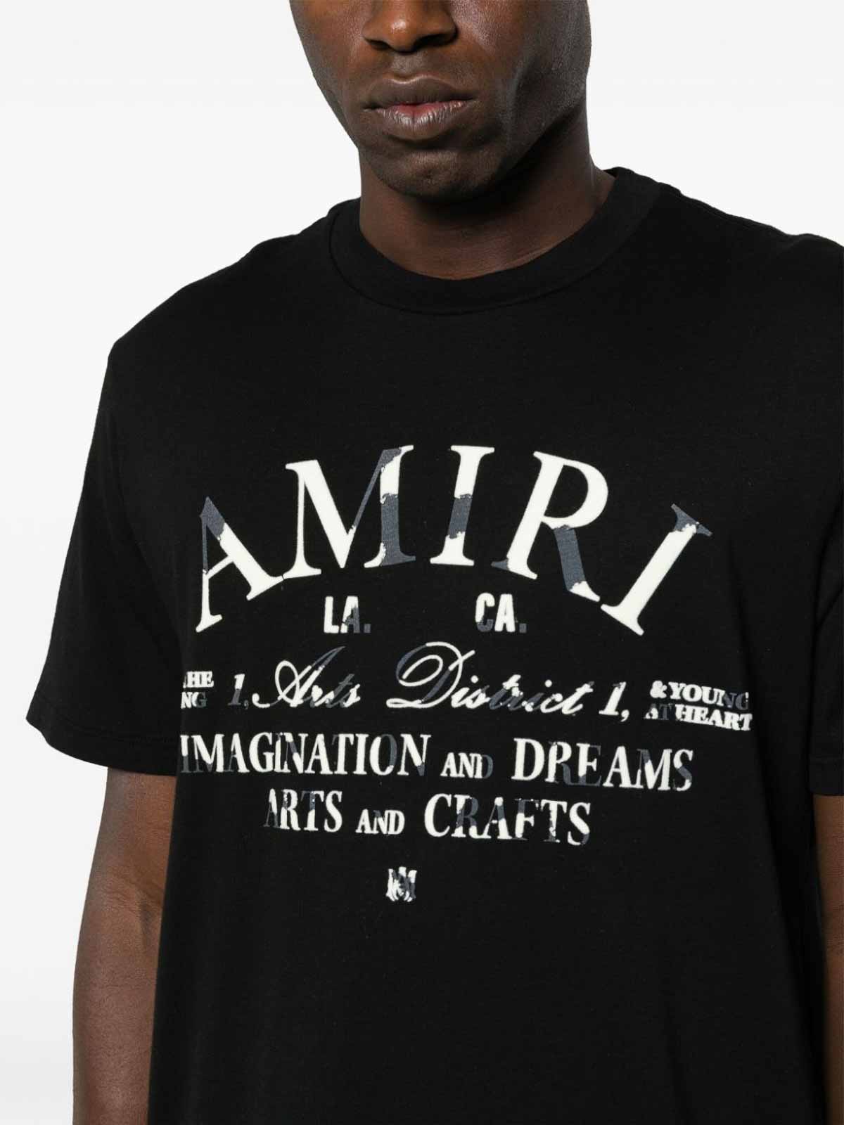 Shop Amiri Camiseta - Negro In Black