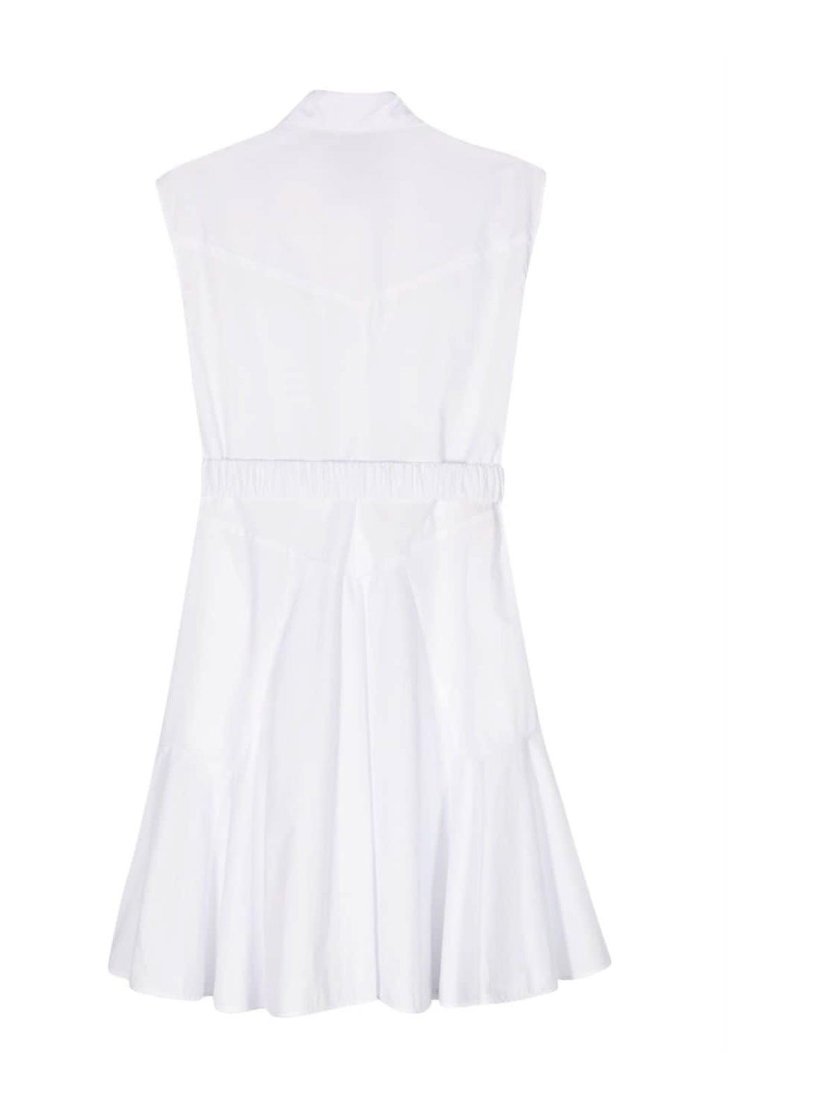 Shop Pinko Dress With Belt In White