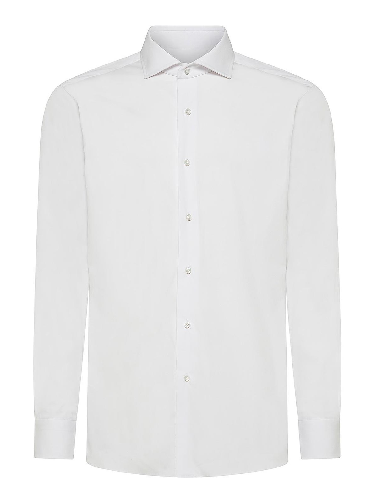 Shop Barba Classic Shirt In White