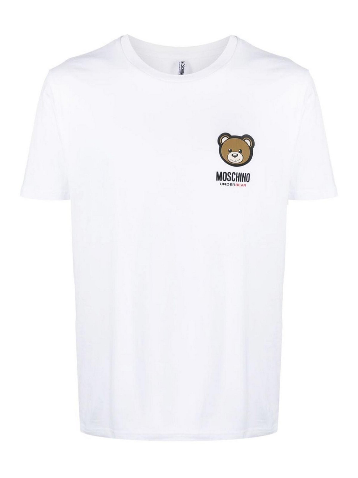 Shop Moschino Leo Teddy Printed T-shirt In White