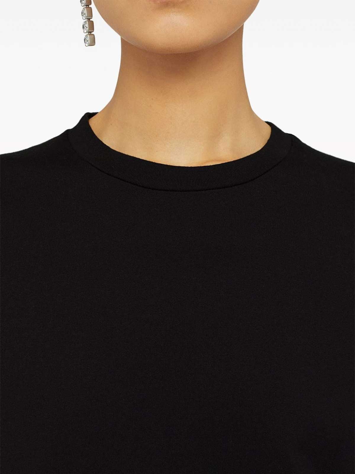 Shop Jil Sander T-shirt With Writing In Black