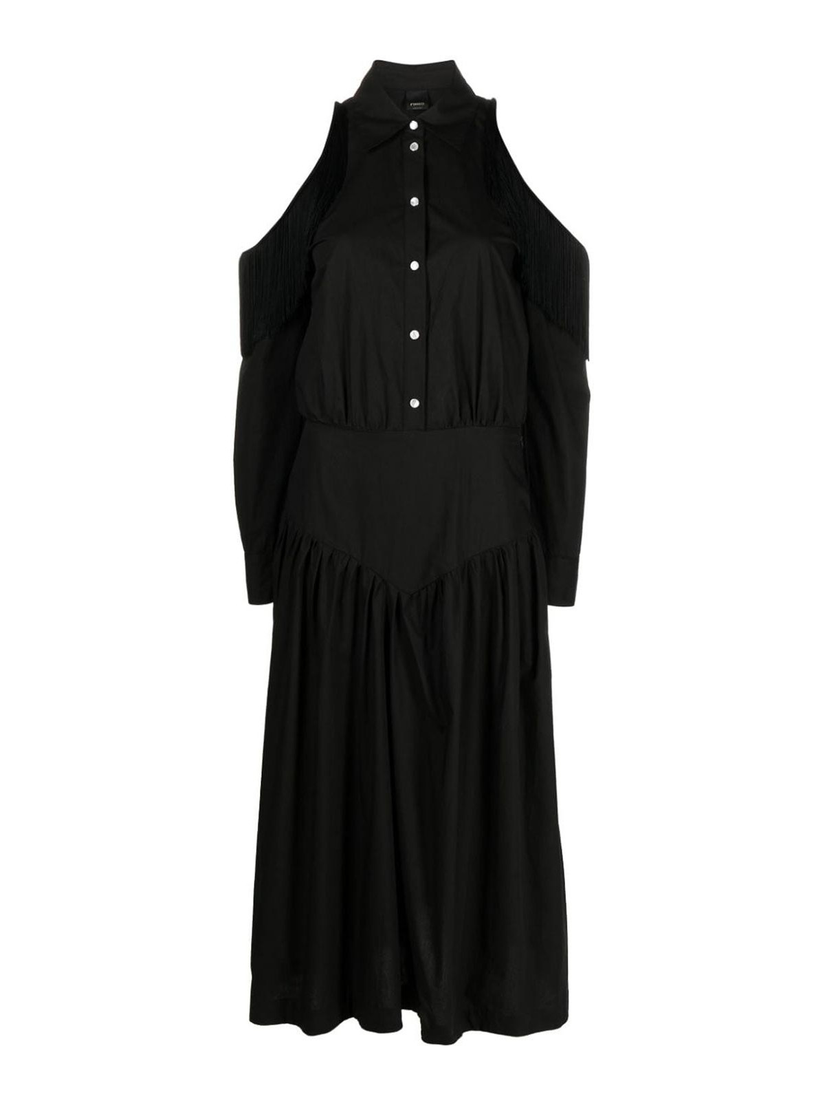 Shop Pinko Vestido De Noche - Hazzard In Black