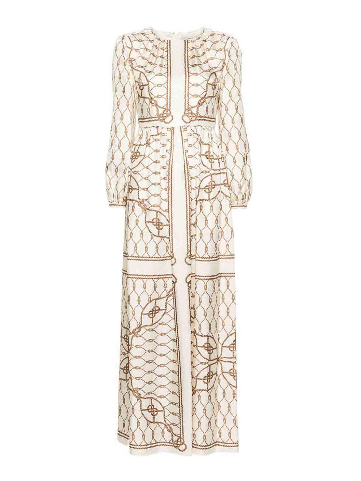 Shop Tory Burch Graphic Print Dress In White