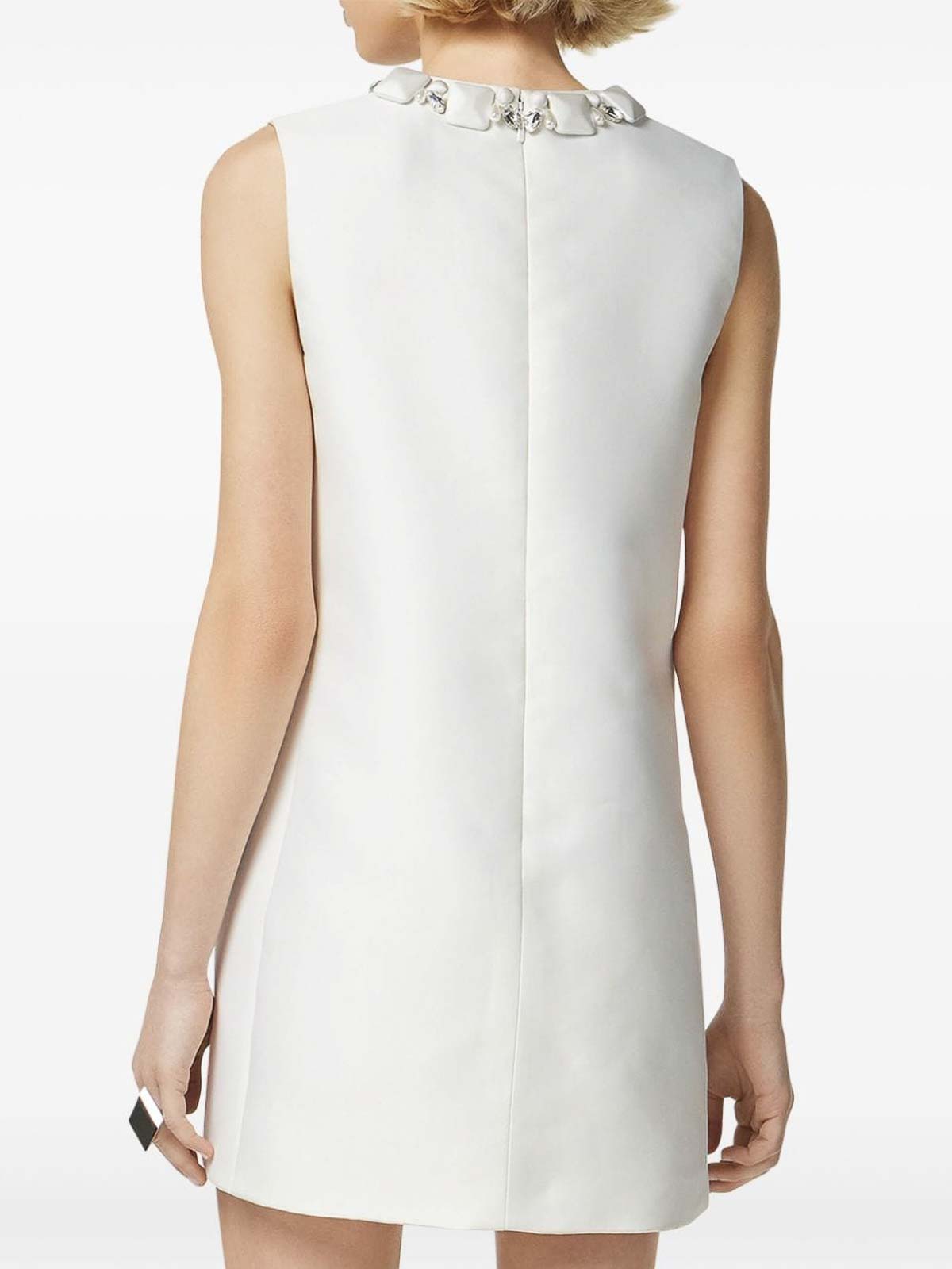 Shop Versace Vestido Midi - Blanco In White