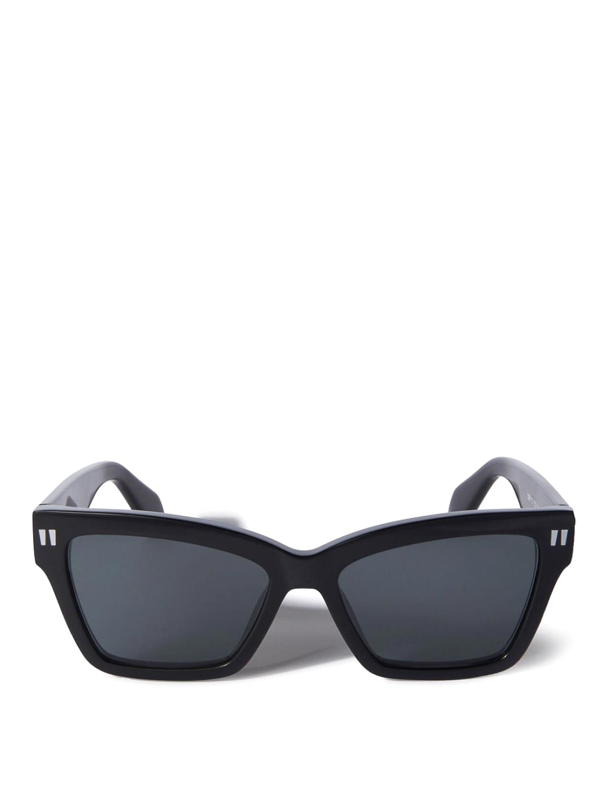 Shop Off-white Logo Print Glasses In Black