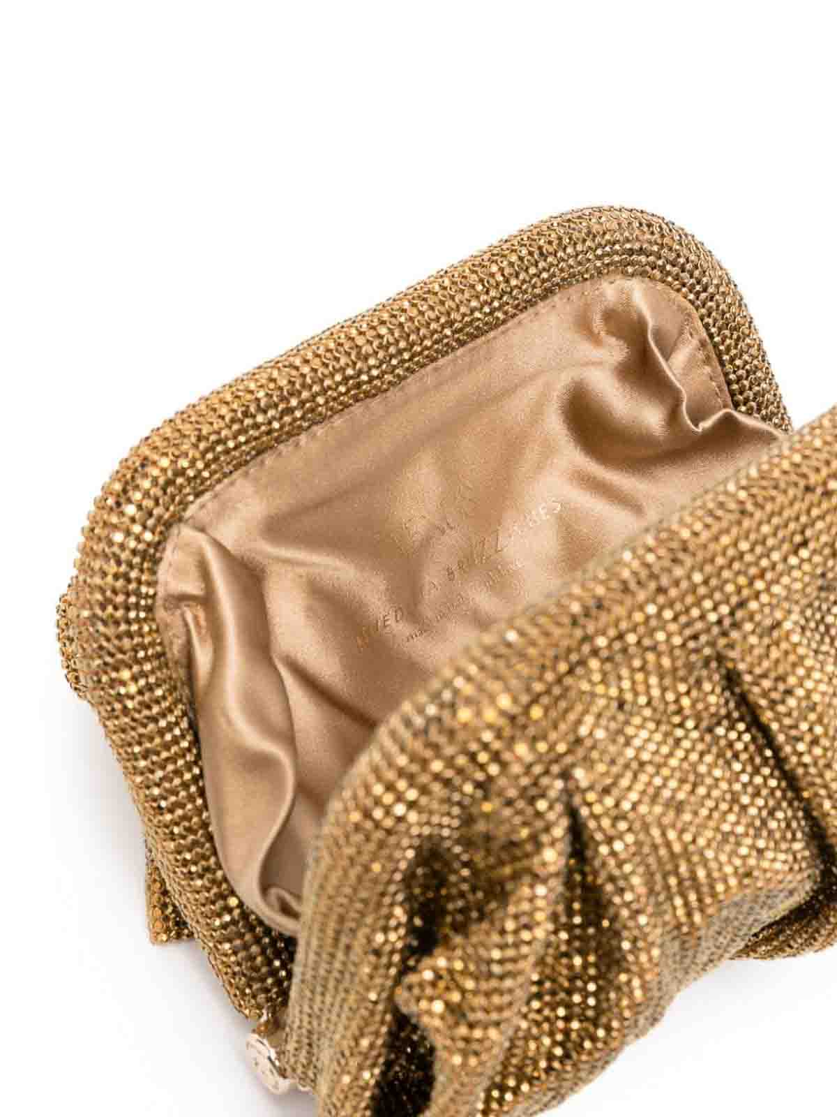 Shop Benedetta Bruzziches Venus Clutch Bag In Gold