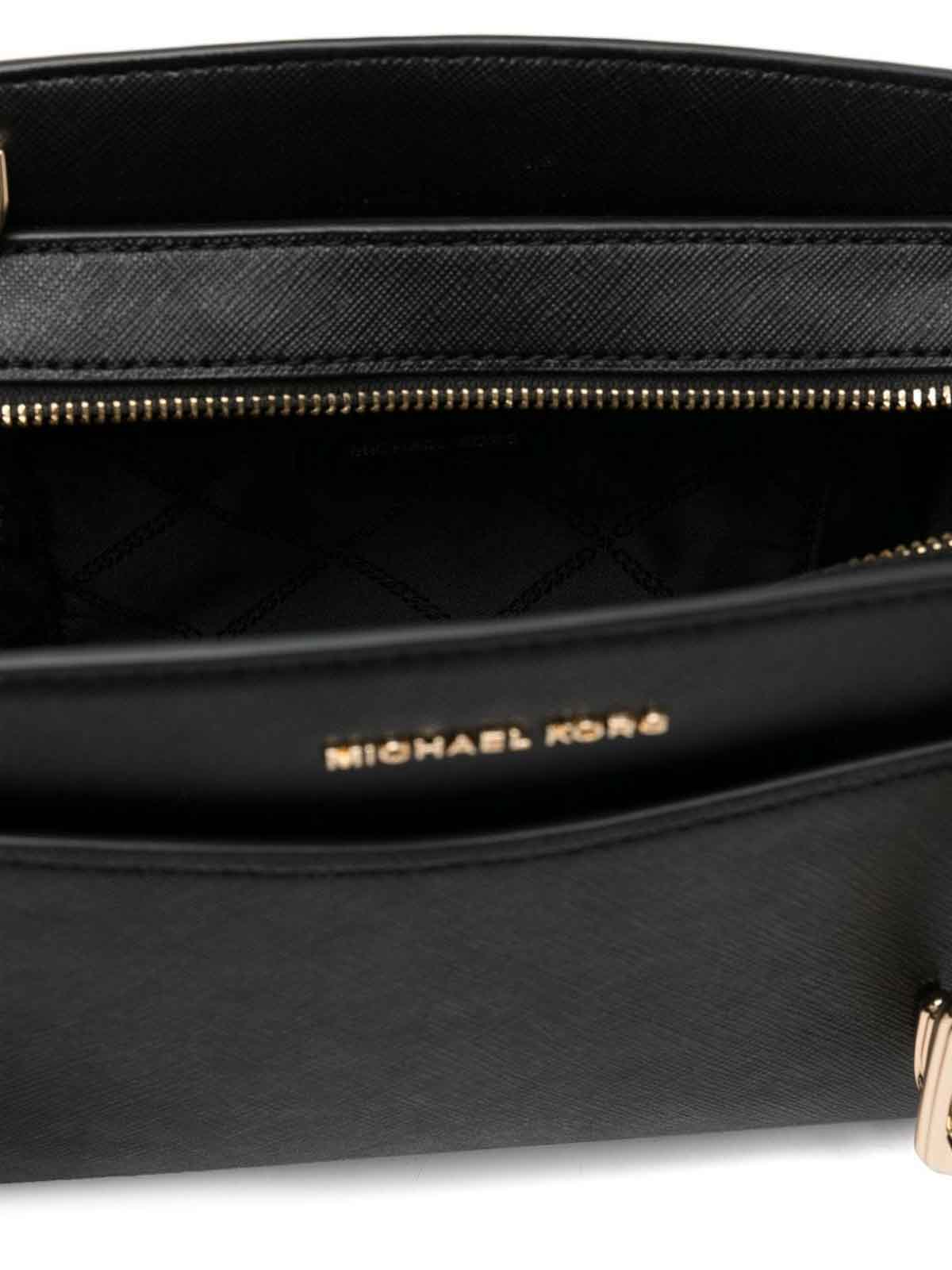 Shop Michael Kors Cactus Detail Bag In Black