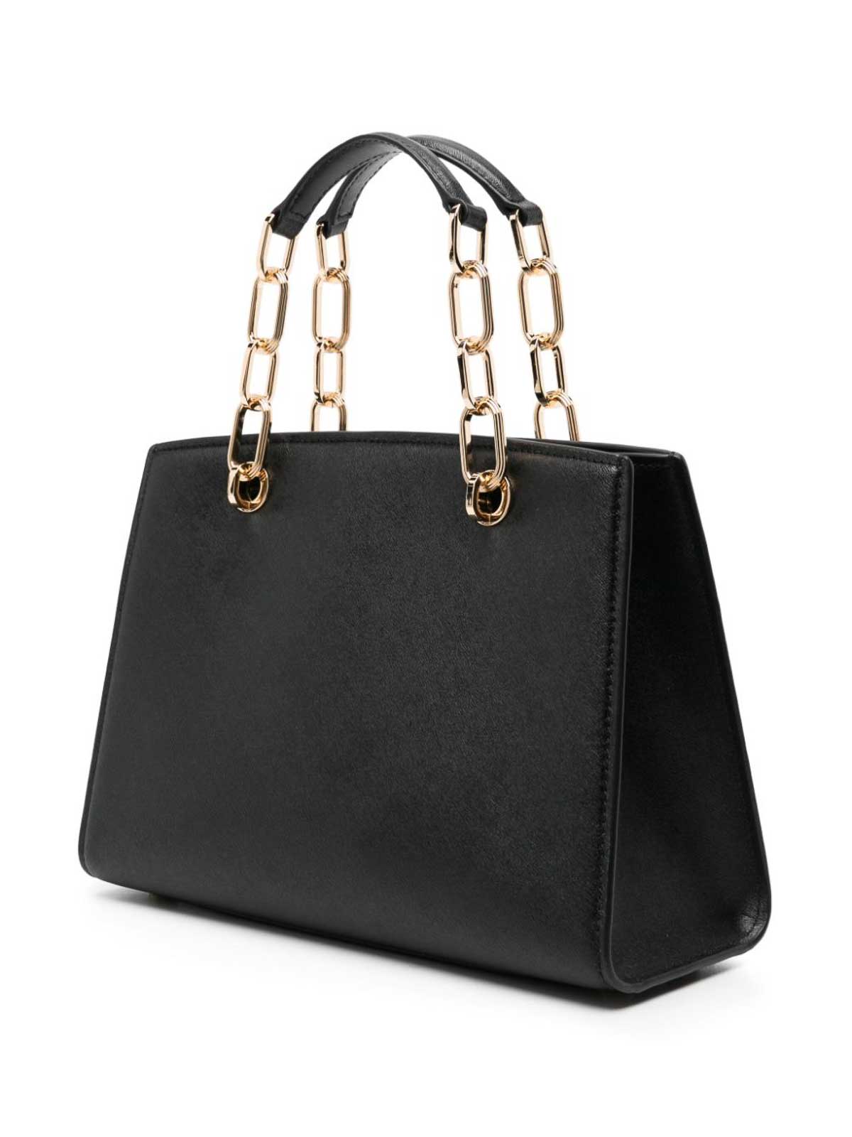 Shop Michael Kors Bag Pendant Detail In Black