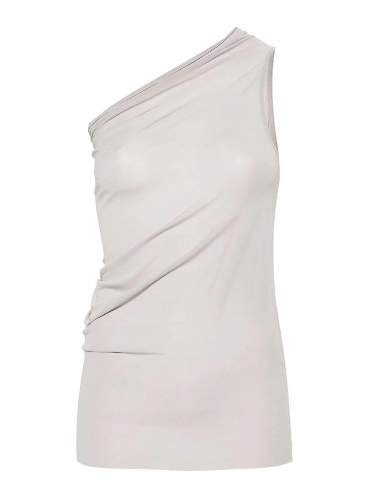 Rick Owens Athena One-shoulder Top In White