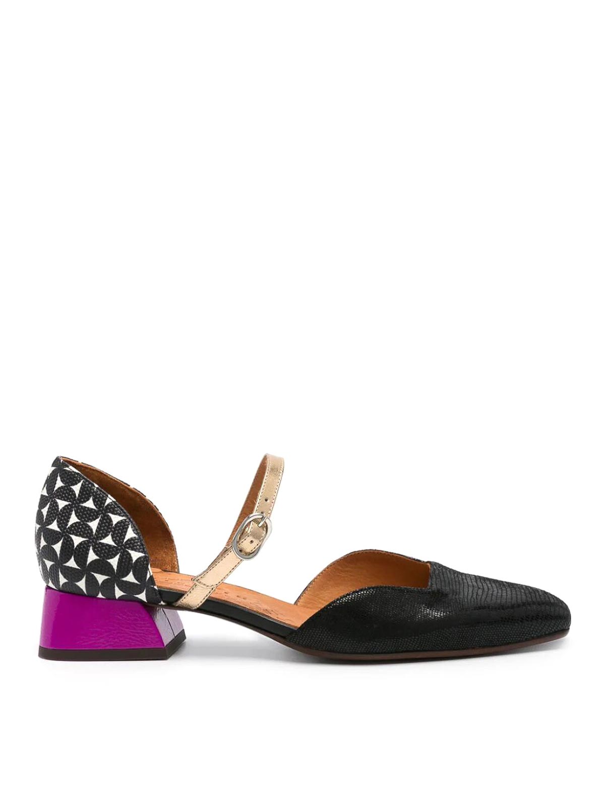 Shop Chie Mihara Court Shoes In Black