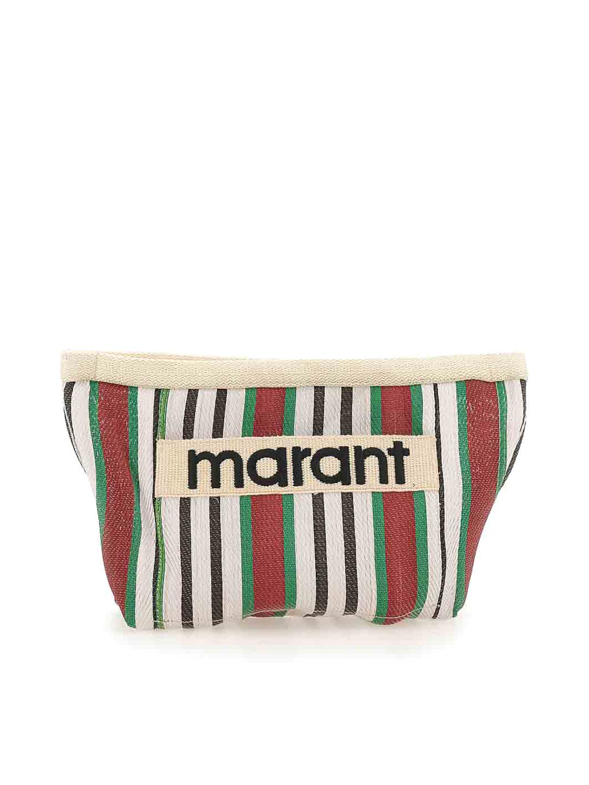 Isabel Marant Powden Clutch Bag In Multicolour