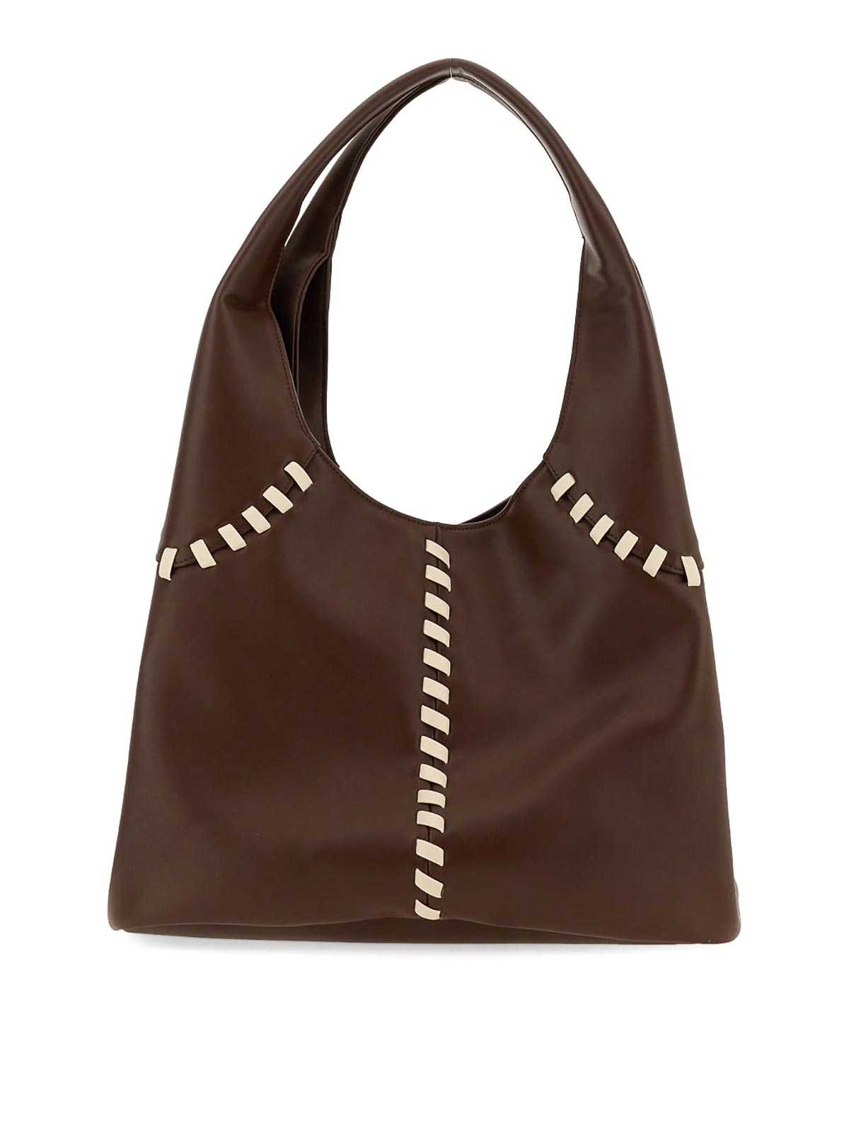 Shop Themoirè Lace Bag In Brown