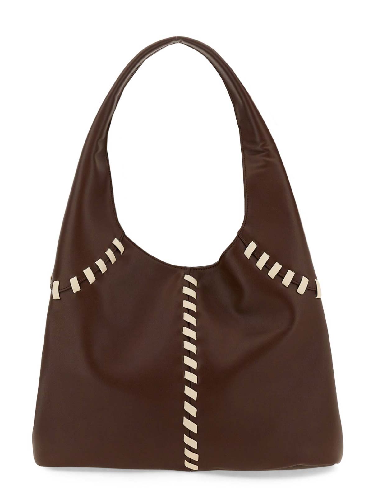 Shop Themoirè Lace Bag In Brown