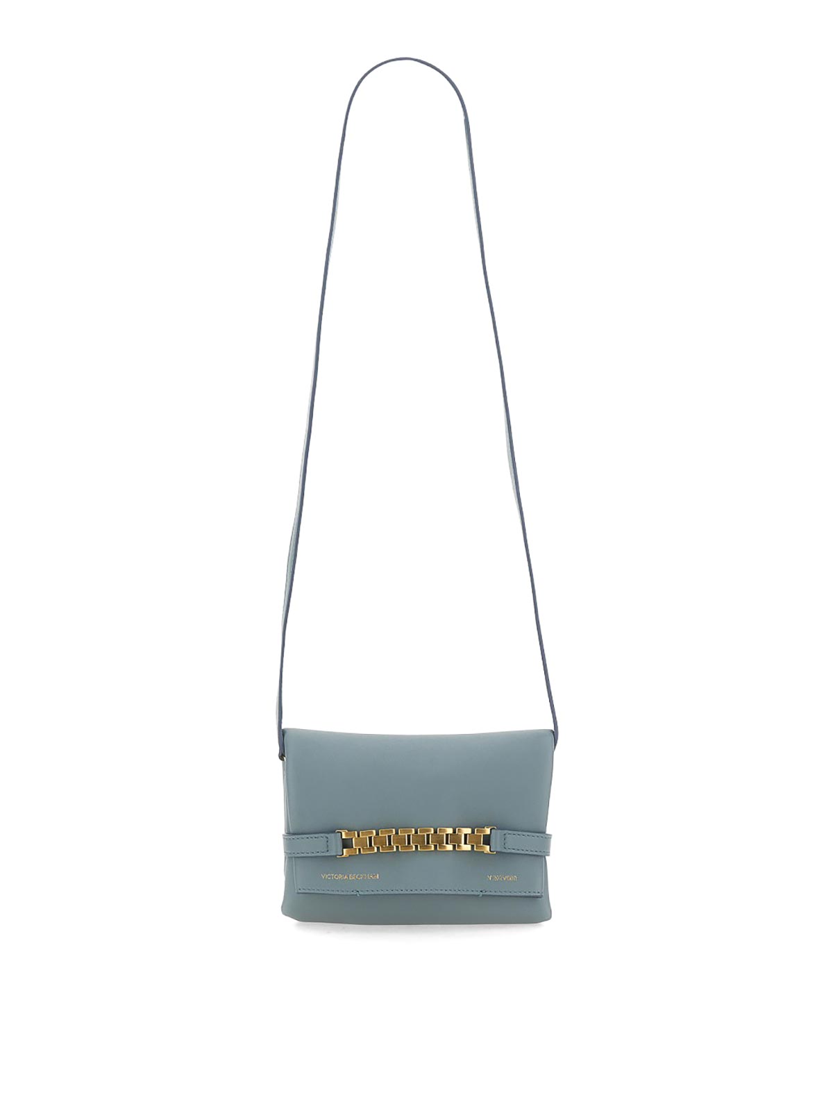 Victoria Beckham Mini Clutch Bag In Light Blue