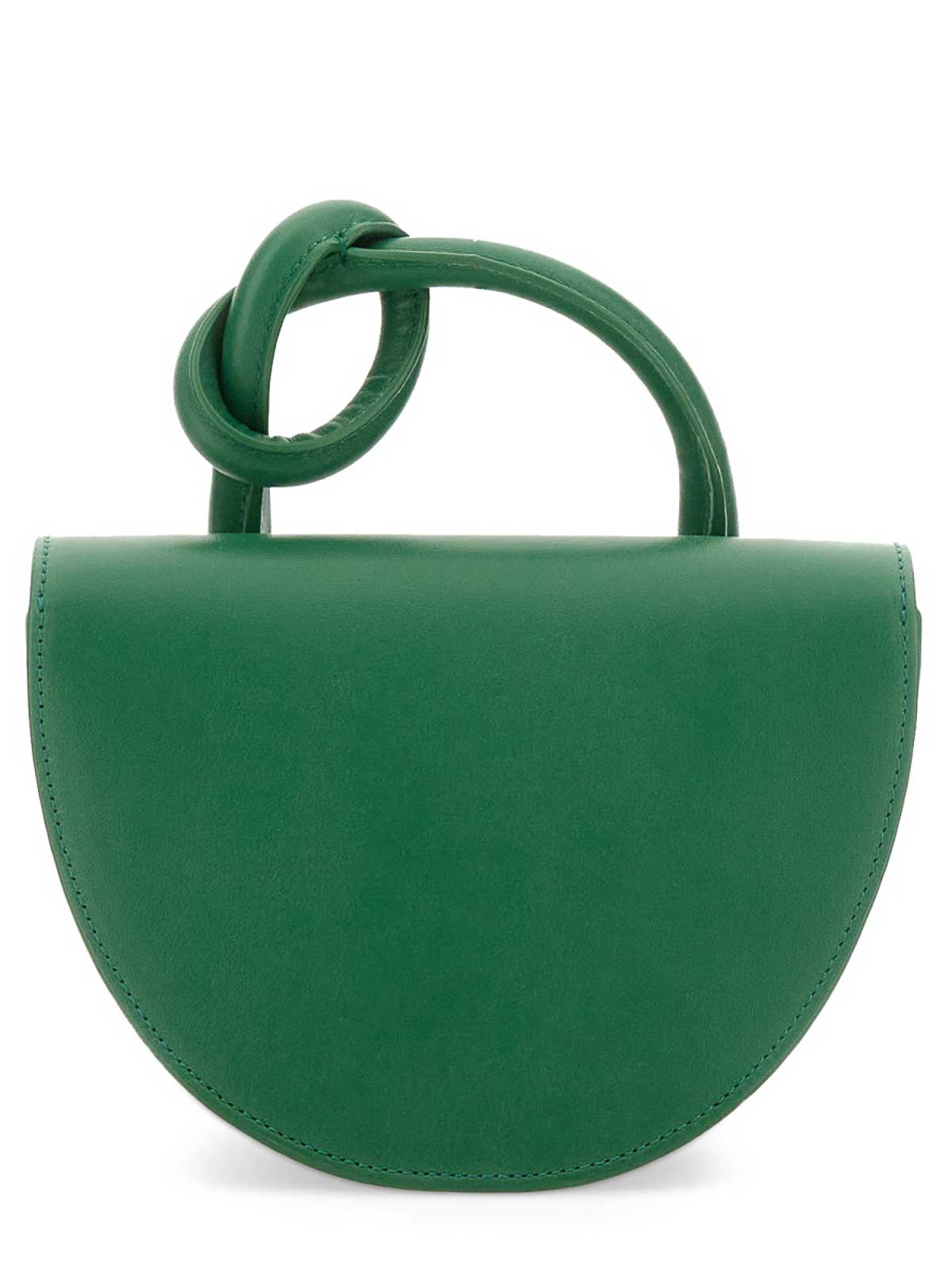 Shop Yuzefi Pretzel Bag In Green