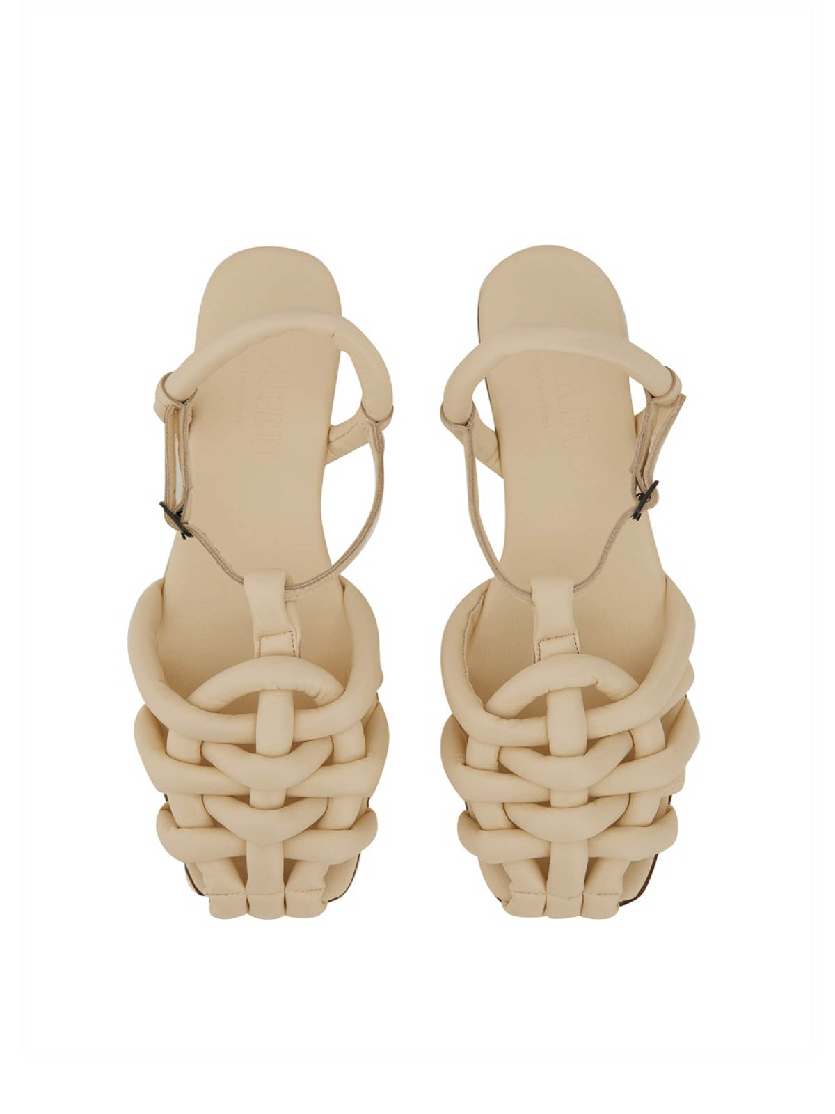 Shop Hereu Cabersa Sandals In White