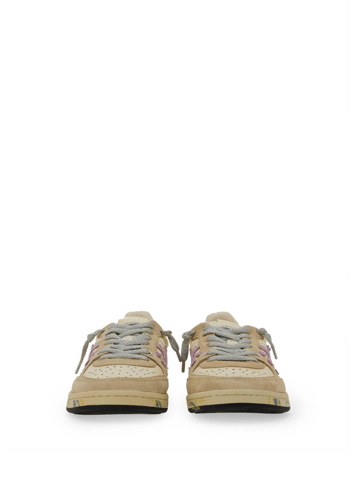 Shop Premiata Sneaker With Logo In Multicolour