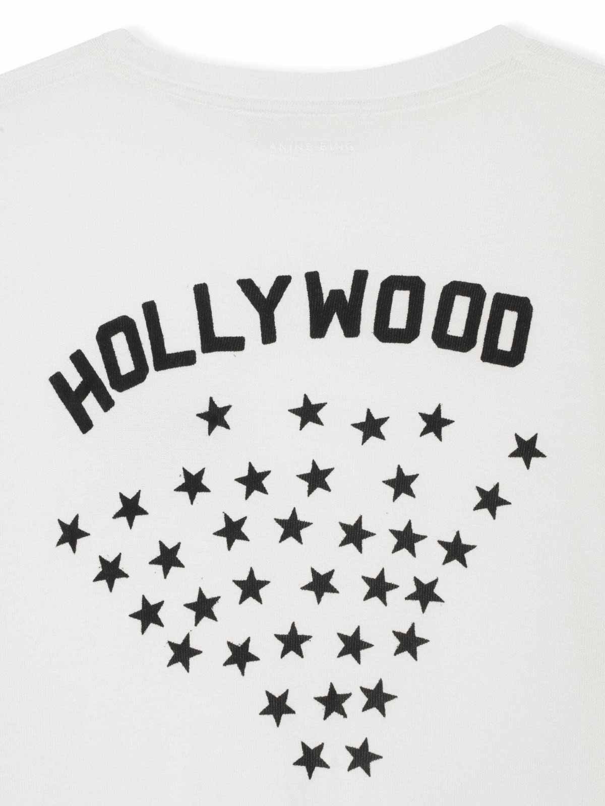 Shop Anine Bing Louis Hollywood T-shirt In White