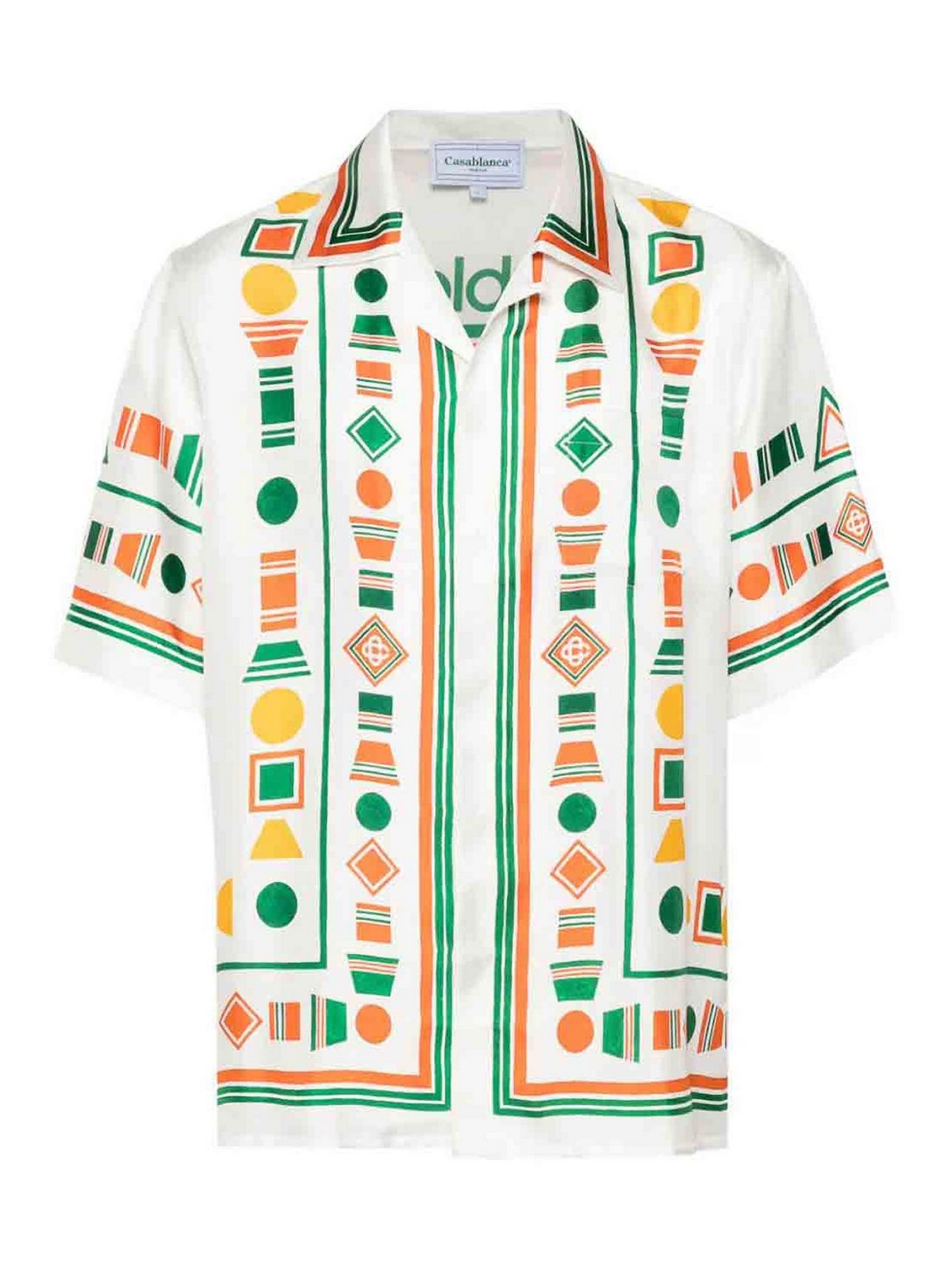 Shop Casablanca Camisa - Multicolor In Multicolour