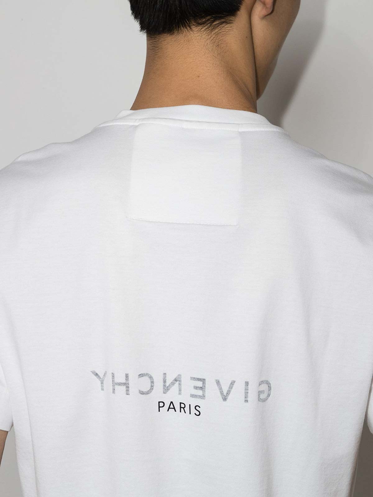 Shop Givenchy Reverse Slim T-shirt In White