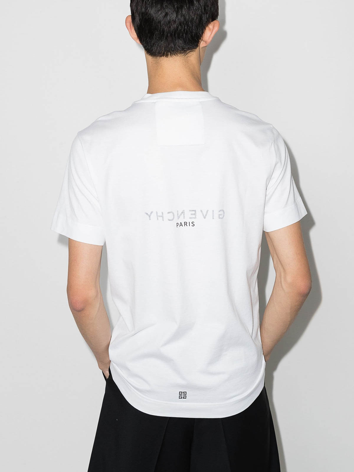 Shop Givenchy Reverse Slim T-shirt In White