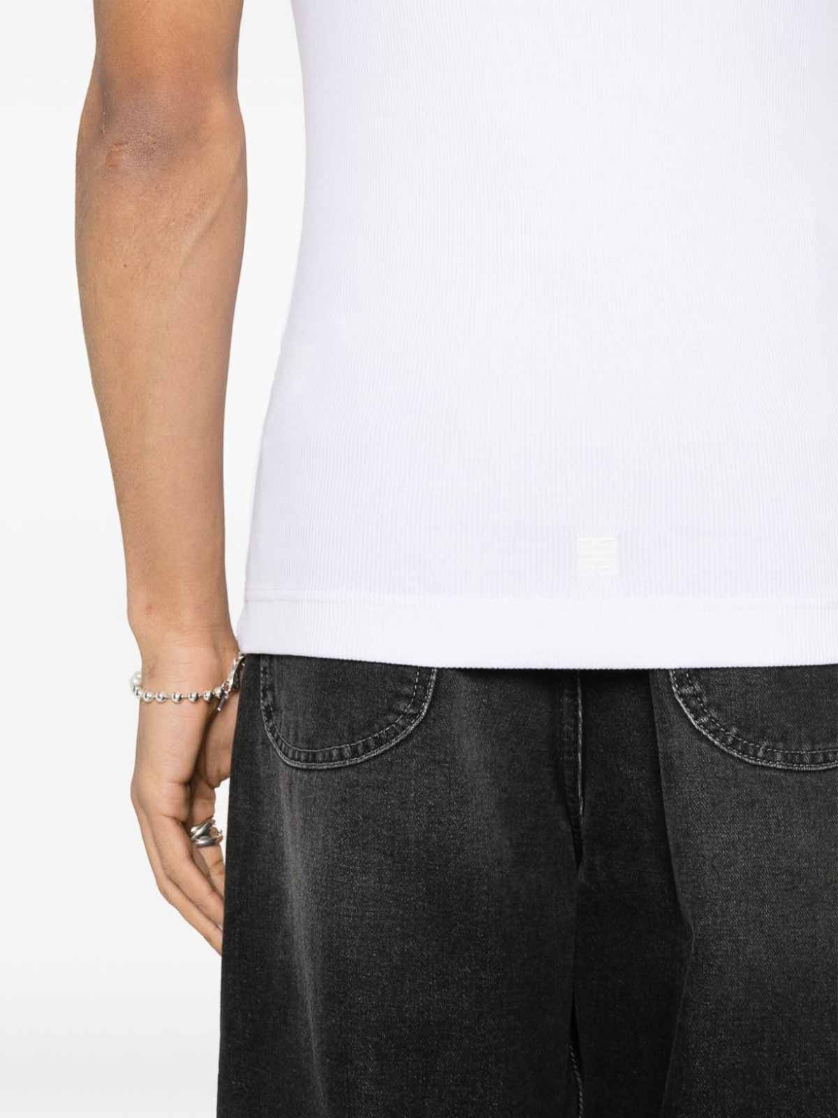 Shop Givenchy Extra Slim Fit Tank Top In White