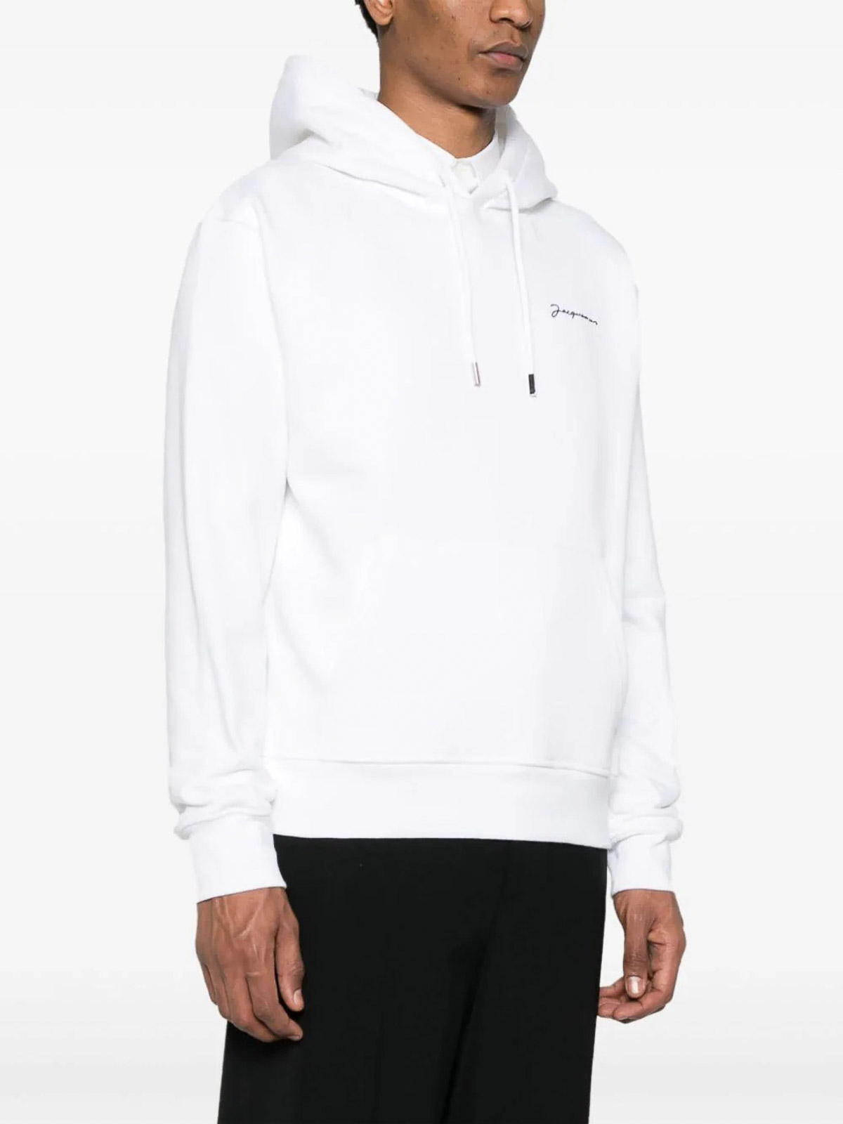 Shop Jacquemus Le Brod Hoodie In White