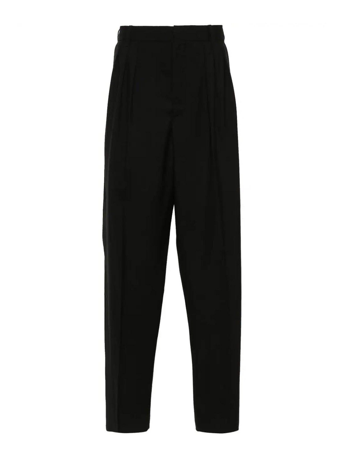 Shop Kenzo Tailored Trousers In Black