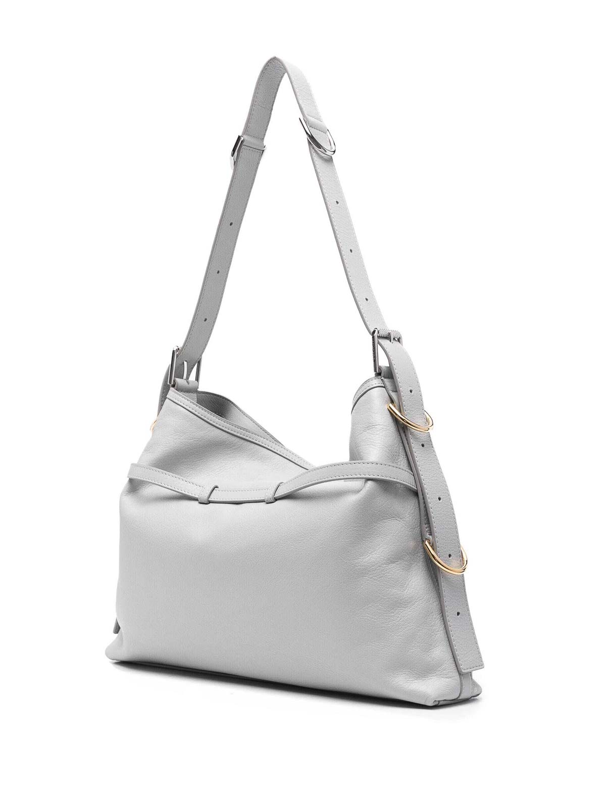 Shop Givenchy Medium Voyou Bag In Grey
