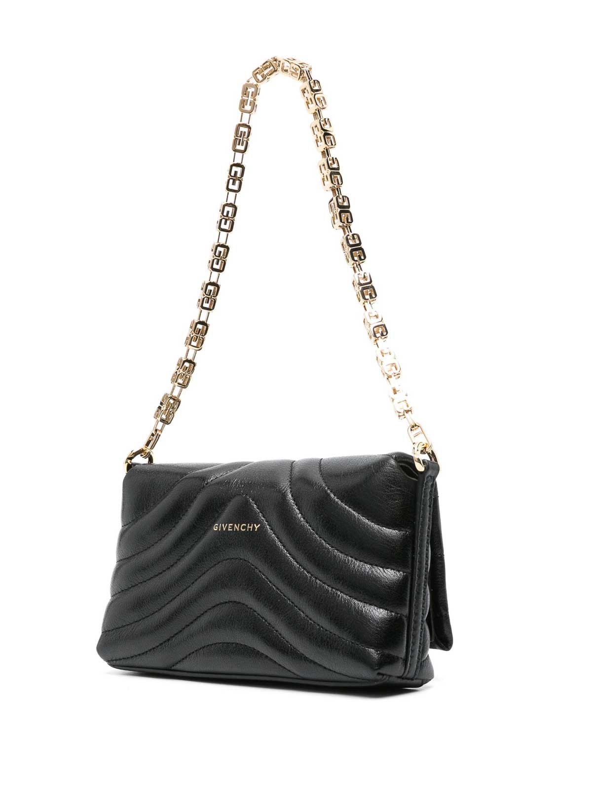Shop Givenchy Micro Quilted Leather Bag In Black