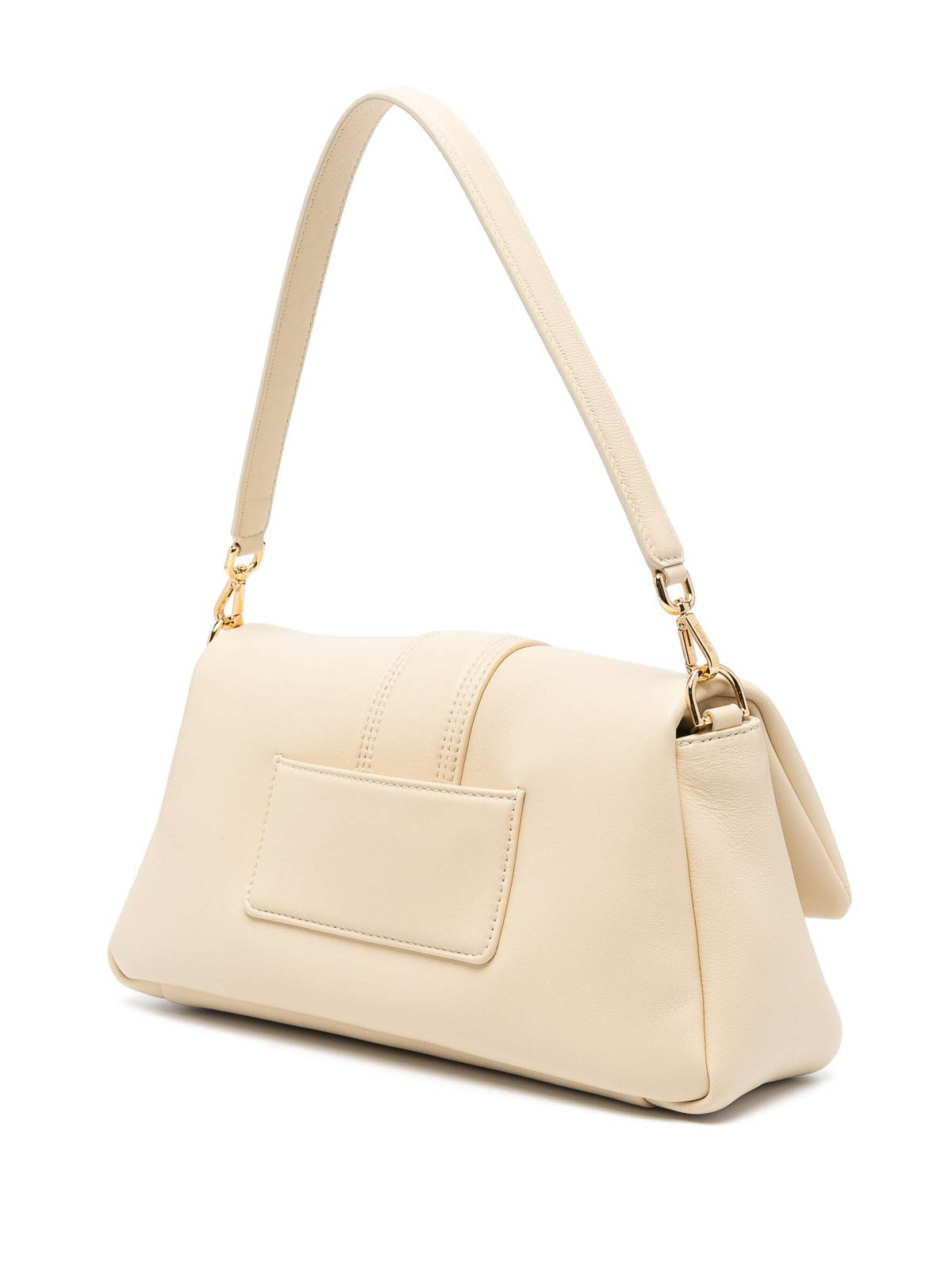 Shop Jacquemus Le Bambimou Puffed Flap Bag In Beige