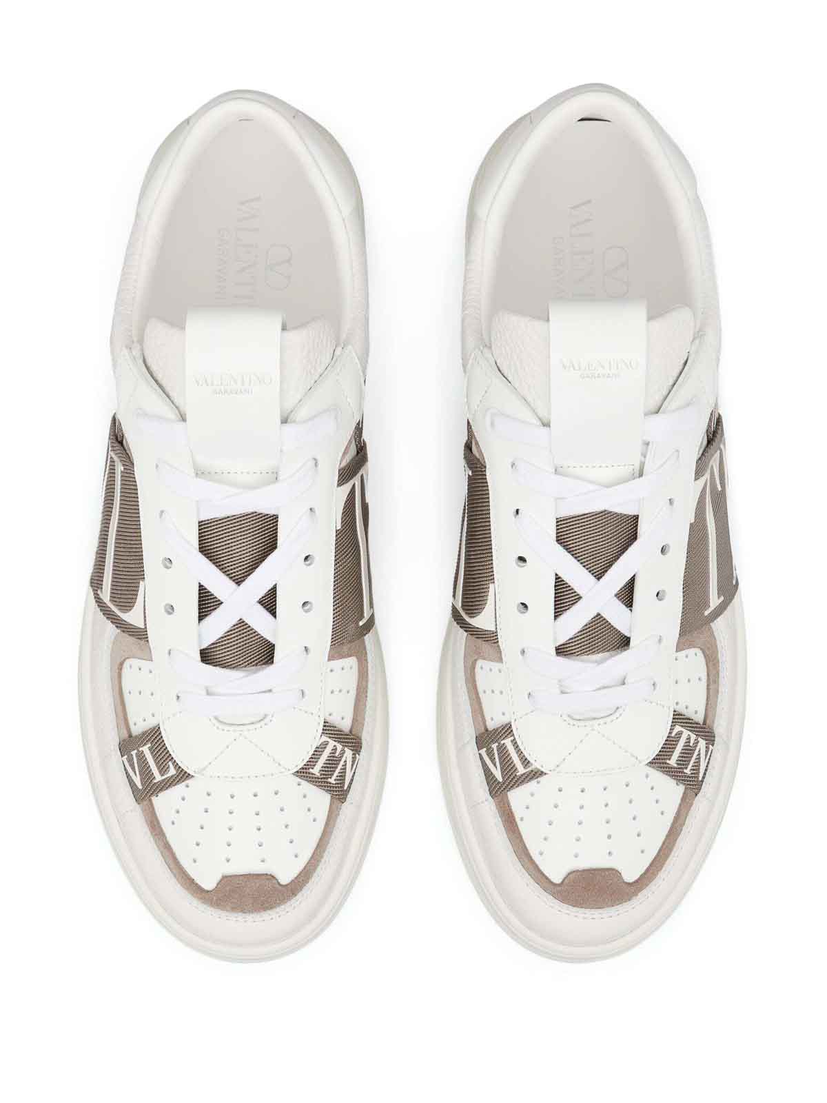 Shop Valentino Low-top Sneakers In White