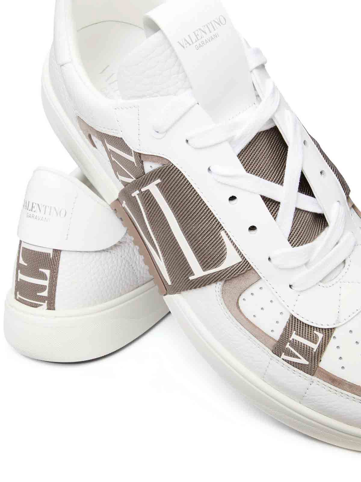 Shop Valentino Low-top Sneakers In White