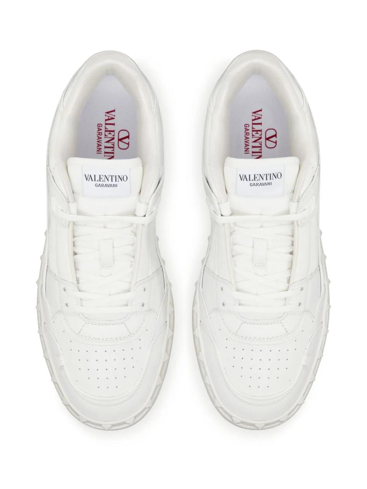 Shop Valentino Freedots Sneaker In White