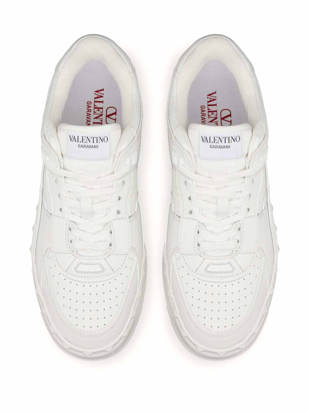 Shop Valentino Zapatos Con Cordones - Freedots Xi In White