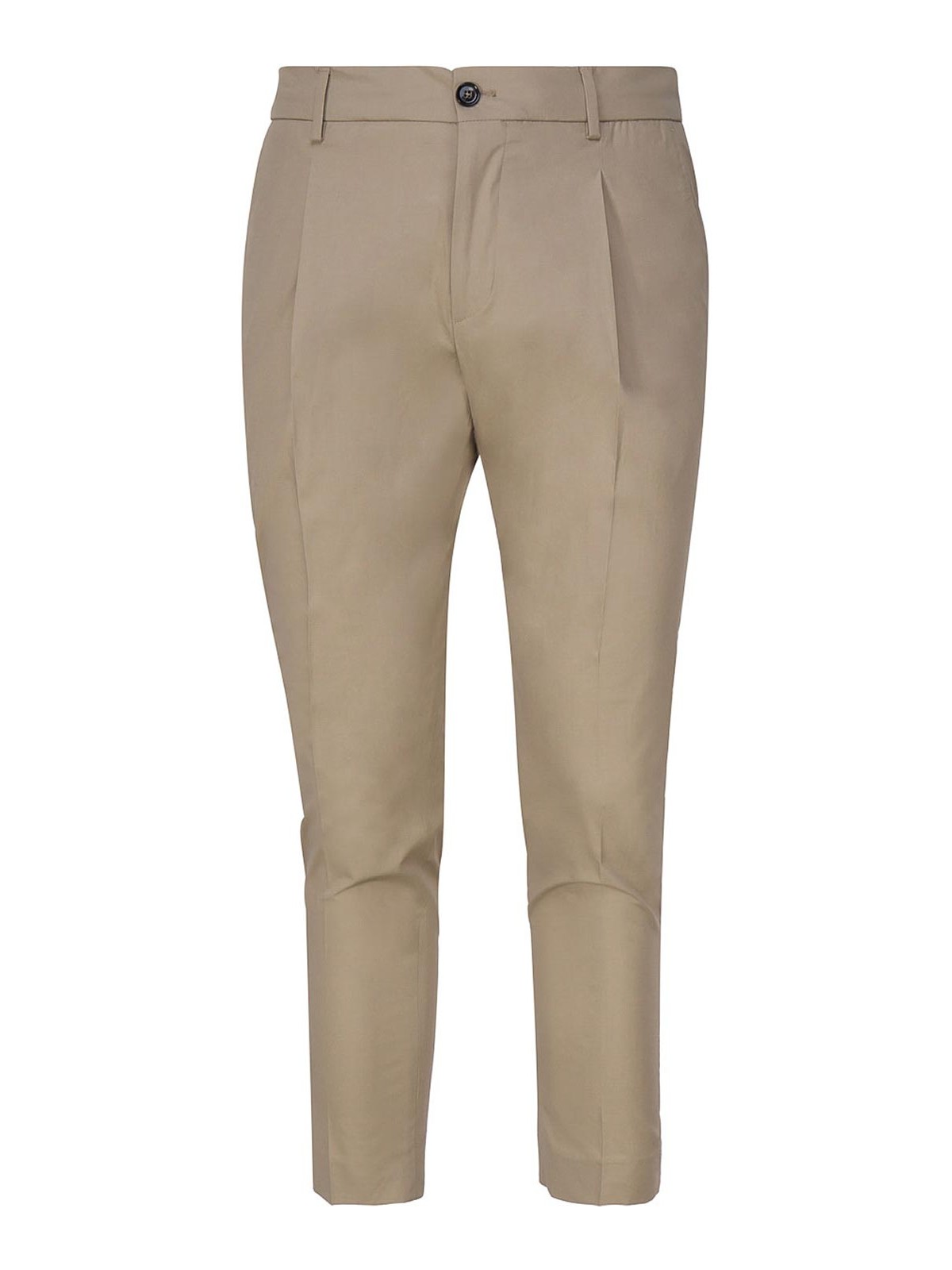 Beable Riccardo Pants In Viscose In Neutral