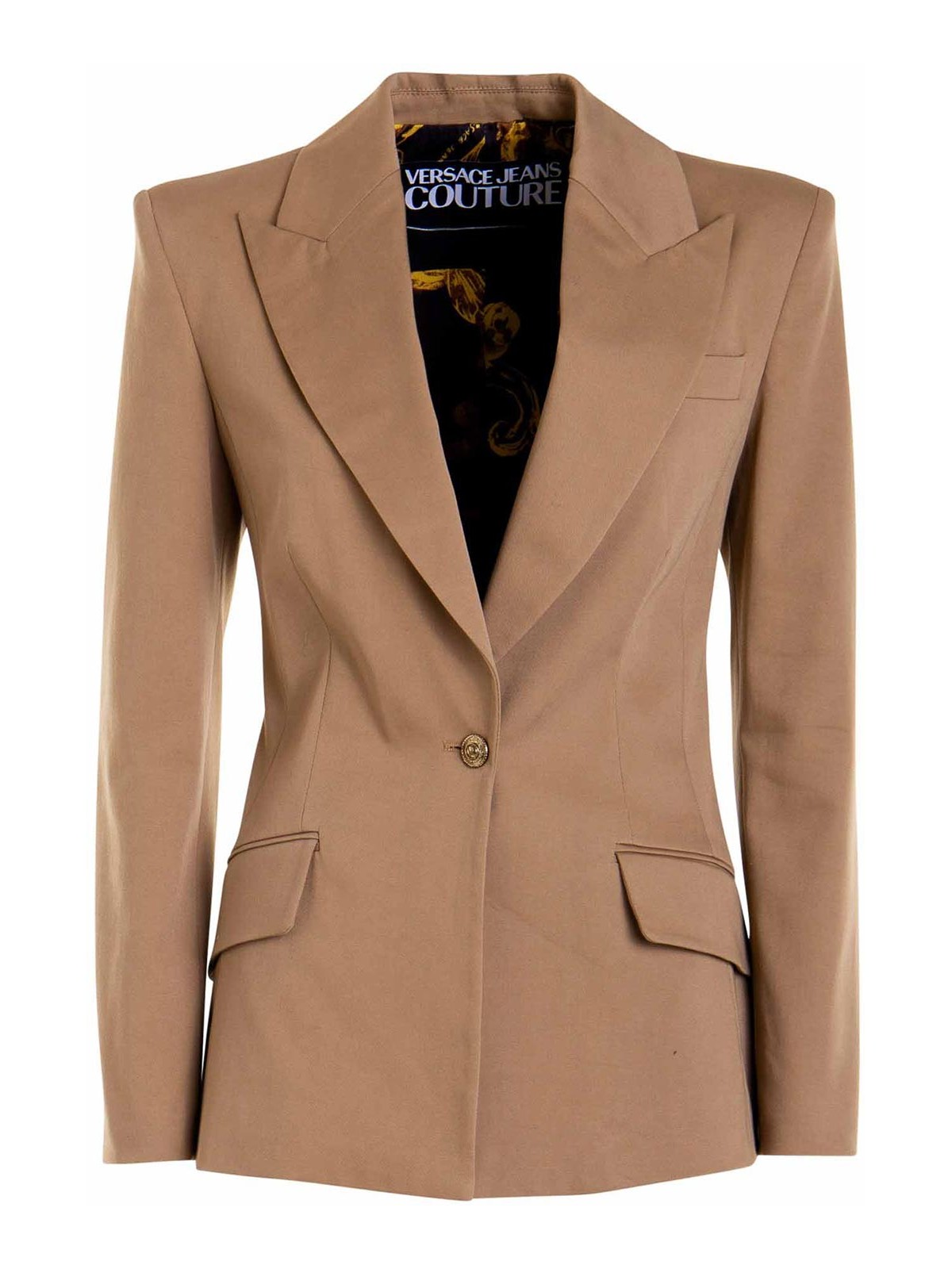 Versace Jeans Couture Jacket In Brown