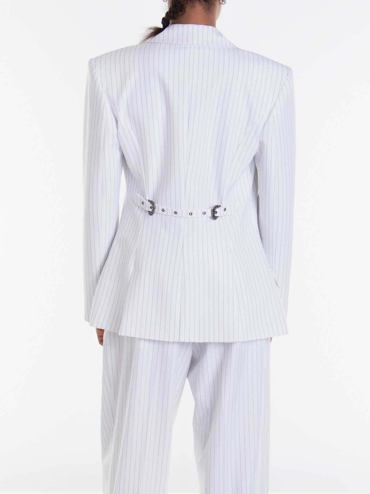 Shop Versace Jeans Couture Jacket In White