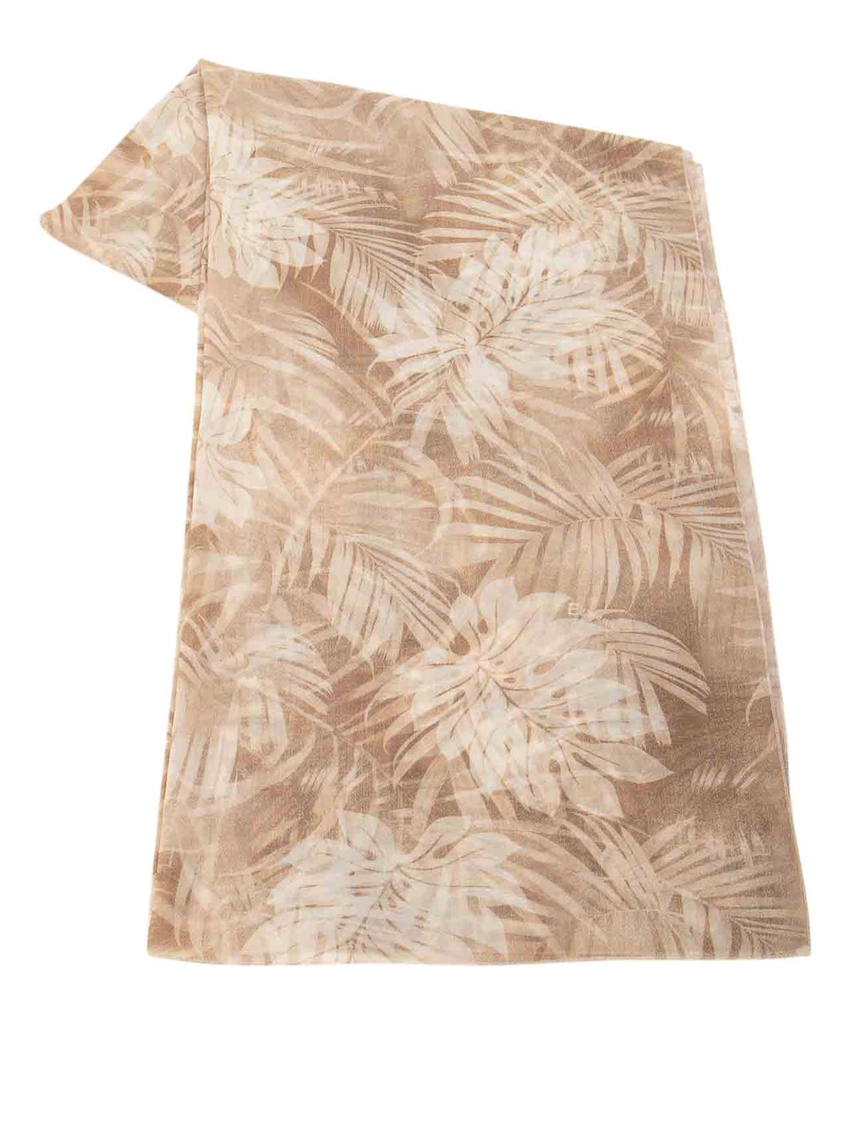 Ermanno Scervino All Over Print Scarf In Neutral