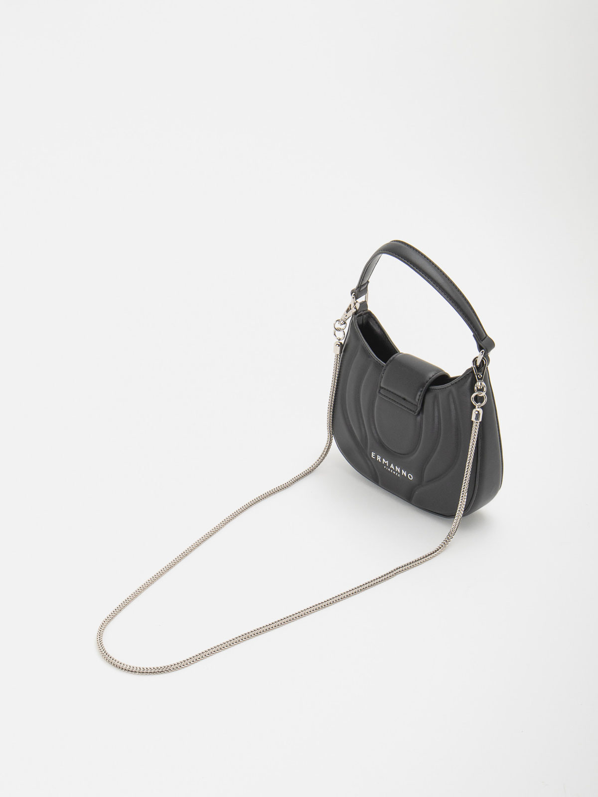 Shop Ermanno Scervino Leather Bag In Black