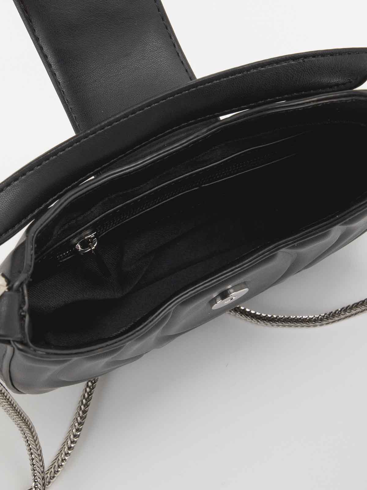 Shop Ermanno Scervino Leather Bag In Black